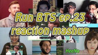 [BTS] Run BTS 달려라 방탄 ep.23｜reaction mashup