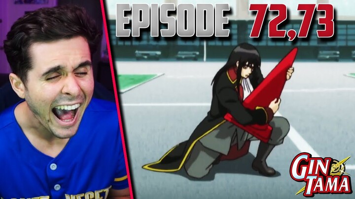"KATSURA IS WILD" Gintama Episode 72 & 73 Live Reaction!