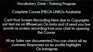 Vocabulary Zone Course Training Program Download