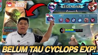 BELUM TAU CYCLOPS EXP SUSAH MATI !! DIDIKAN VIOR NIH WKWK !! R7 CYCLOPS - MOBILE LEGENDS