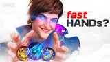 There's only one way to fight and that's "FAST HANDS"