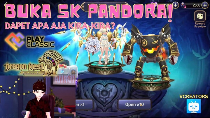 OPEN 5K PANDORA GACHA at Dragon Nest Mobile CLASSIC | Vtuber Indonesia #Vcreators