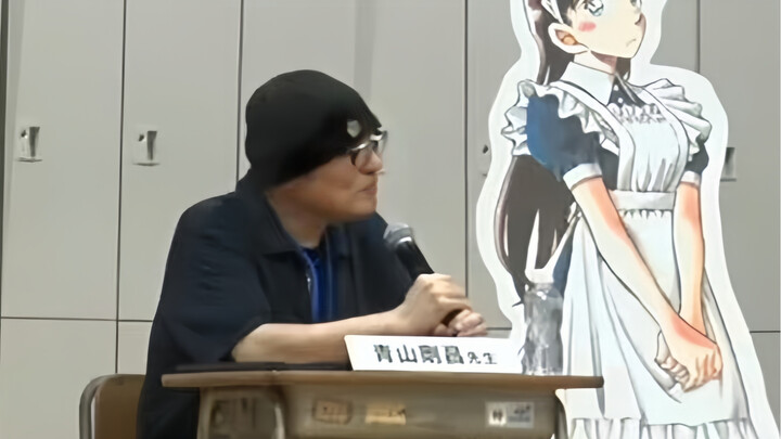 At the 2024 Sunday Cultural Festival, Gosho Aoyama personally drew Ran Mori as a representative to p