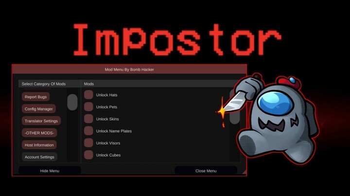 Among Us New Mod Menu!! & Unlocked All Best Mod Ever!!! 100% Working!