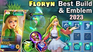 FLORYN BEST BUILD & EMBLEM 2023💚PAW POWER GAMEPLAY🐾Kaira Channel🌸