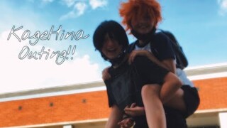 KAGEHINA OUTING || Cosplay Vlog || Haikyuu Cosplay || Cosplay Outing || KageHina