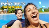 FAMILY TRIP TO BATANGAS 2022 VLOG - Aquaria WaterPark (Stop at Tagaytay Lunch)  Voyage à Batangas