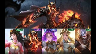 UPCOMING 5 NEW SKINS IN MOBILE LEGENDS