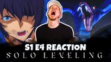 BOSS FIGHT!!! 🔥 | Solo Leveling S1 E4 Reaction (I've Gotta Get Stronger)
