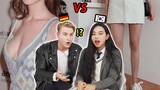 Physical Differences Between Westerners vs Asians _ KOREAN TEEN & GERMAN REACTION