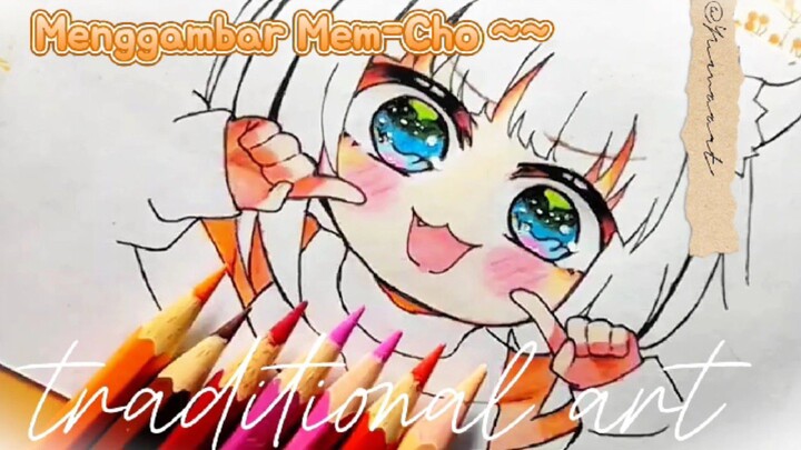 wangy wangy ~ 🍊 Mewarnai Mem-Cho Oshi no Ko  (≧▽≦)!! [ Yuma_Art ]