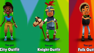 Subway Surfers Copenhagen ปลดล็อกชุดเมือง ชุดอัศวิน & ชุดพื้นบ้าน