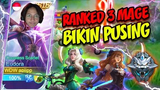 RASANYA PUSH RANK DI GRAND MASTER PAKE 3 MAGE PUSING BANGET -  Mobile Legends Indonesia