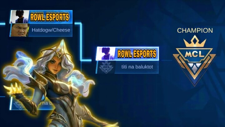 5 MAN MCL | ROWL GAMEPLAY | MLBB