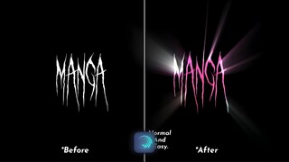 Manga Text - Alight Motion Tutorial (🙂👍)