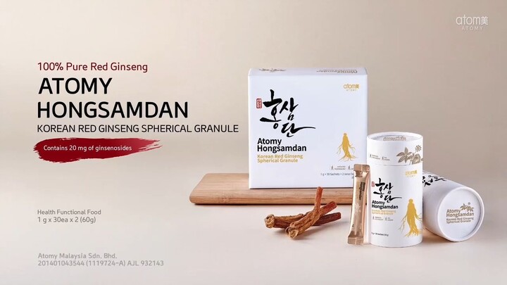 โฆษณา_อะโทมี่_ฮงซัมดัน_โคเรียน_เรด_จินเซ็ง_สเปียรเคิล_แกรนูล