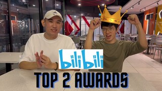 We Won TOP 2 for THE FIRST BILI BILI PROFESSIONAL CREATOR award XDD