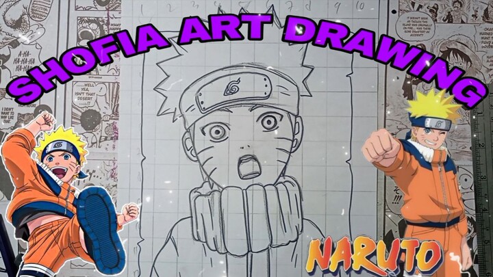 drawing Uzumaki Naruto