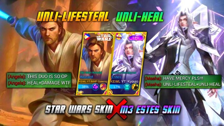 UNLI-LIFESTEAL AND UNLI-HEAL ALUCARD | ALUCARD STARWARS AND M3 ESTES SKIN