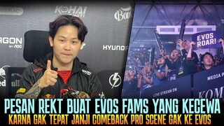 PESAN REKT BUAT EVOS FAMS YANG KECEWA DIA KE ALTER EGO MPL SEASON 12