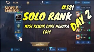 🔴 SOLO RANK MISI KLUAR DARI NERAKA EPIC DAY 2  PART 1