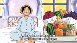 15 minutes Luffy eating straight