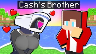 CAMERA WOMAN Has a CRSUH om Maizen in Minecraft! - Parody Story(JJ and Mikey TV)