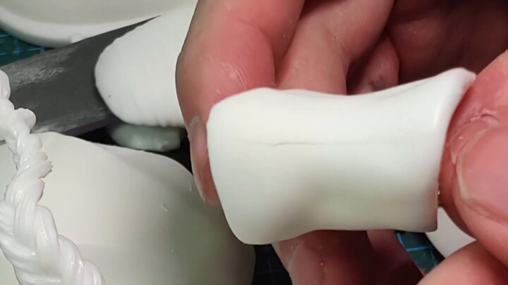 Cọc có thể đóng cong được không? ! Toàn bộ quá trình đóng cọc và mài bộ mô hình GK giả | Wind Desert