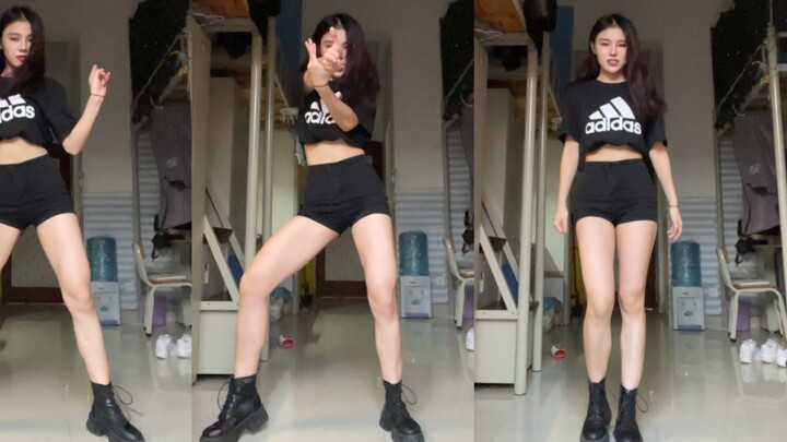 While my roommate is taking a shower, I secretly dance with K/DA "MORE" vertical screen 1M choreogra