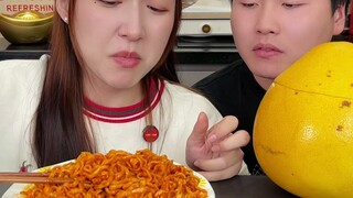 #Sesame Sauce Turkey Noodles These sesame sauce turkey noodles cost only this much for 12 packs—hurr