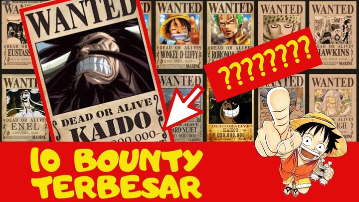 WOW INI 10 BOUNTY TERTINGGI DI ONE PIECE YANG WAJIB KALIAN KETAHUI !!!