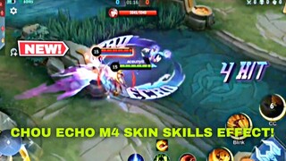 CHOU ECHO M4 SKIN GAMEPLAY MLBB