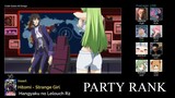 Code Geass All Songs - Party Rank