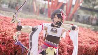 [Genshin Impact cos] Hồ sơ hành động của Kujo Saura cpmini