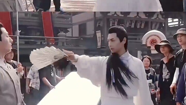 How amazing is Luo Yunxi's wire-hung fighting scenes without special effects!!!