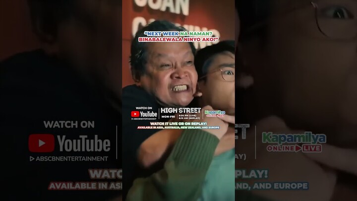 Utos daw ni Papa eh 🥲 #HighStreet #KapamilyaOnlineLive