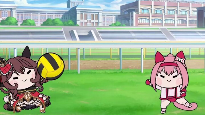 [Uma Musume: Pretty Derby Tanuki Animation] Power Man chơi trò đuổi bắt với Uralala