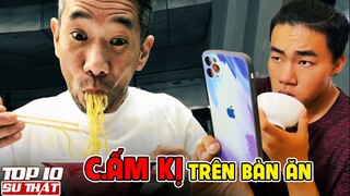 9/10 người Việt Nam Cũng Không Biết Hết Quy Tắc Cấm Kị Trên Bàn Ăn | Top 10 thú vị