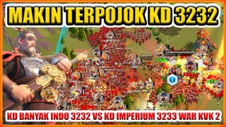 KD BANYAK INDO 3232 MAKIN TERPOJOK WAR PASS 5 KVK 2 ROK LAWAN IMPERIUM 3233 !!
