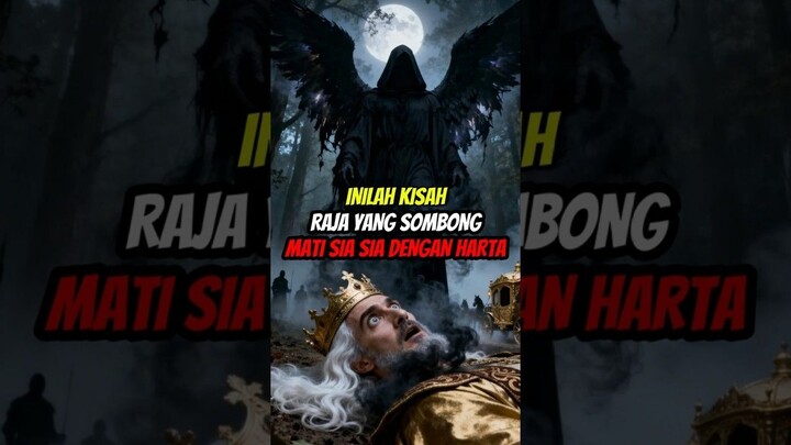 RAJA YANG SOMBONG MATI DENGAN HARTA YANG SIA SIA #feedshorts  #manbaulhudatrengg