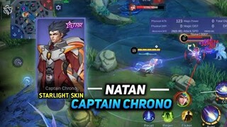 Upcoming Natan Captain Chrono Starlight Skin | Natan new skin 2022 | Mobile Legends