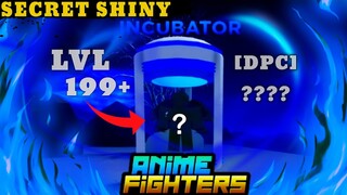 TIREI 2 SECRET SHINY LVL 199+ MUITO FORTE DA INCUBADORA NO ANIME FIGHTERS SIMULATOR ROBLOX