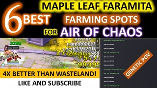 6 BEST FARMING SPOTS FOR AIR OF CHAOS IN MAPLE LEAF FARAMITA