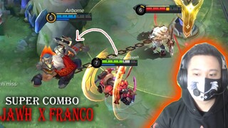 Super COMBO Jawhead x FRANCO new EPIC SKIN Mobile Legends