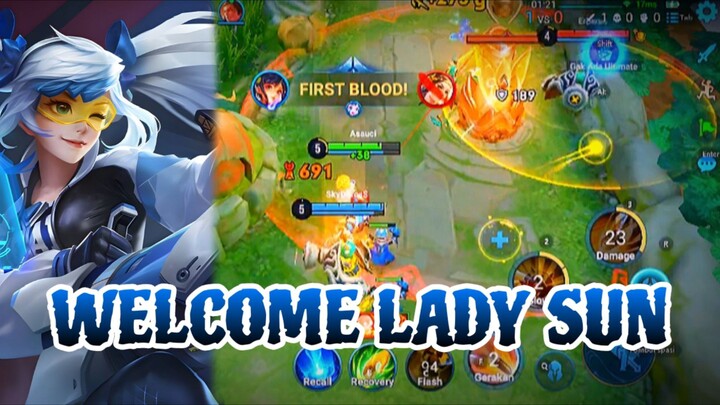 WELCOME LADY SUN