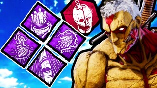 ¡ATTACK on TITAN: Usamos al NUEVO ONI y HABILIDADES META! 😍 - Dead by Daylight