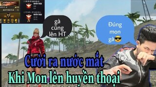 ( Free Fire) Hậu trường cười ra nước mắt khi lên Huyền Thoại mùa 18 của Mon kít gà