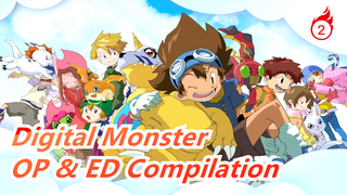 [Digital Monster] Full Version! S1-6 OP & ED Songs of Evolution Compilation~ The Childhood Memory_A2