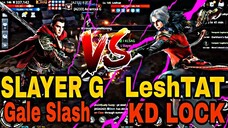 Warrior gale slash vs Lancer KD Lock mir4