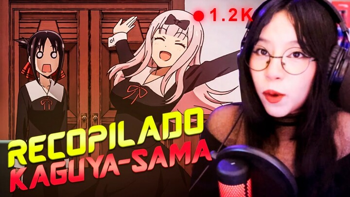 MIRE KAGUYA SAMA POR PRIMERA VEZ EN DIRECTO || RECOPILADO MEJORES MOMENTOS #1